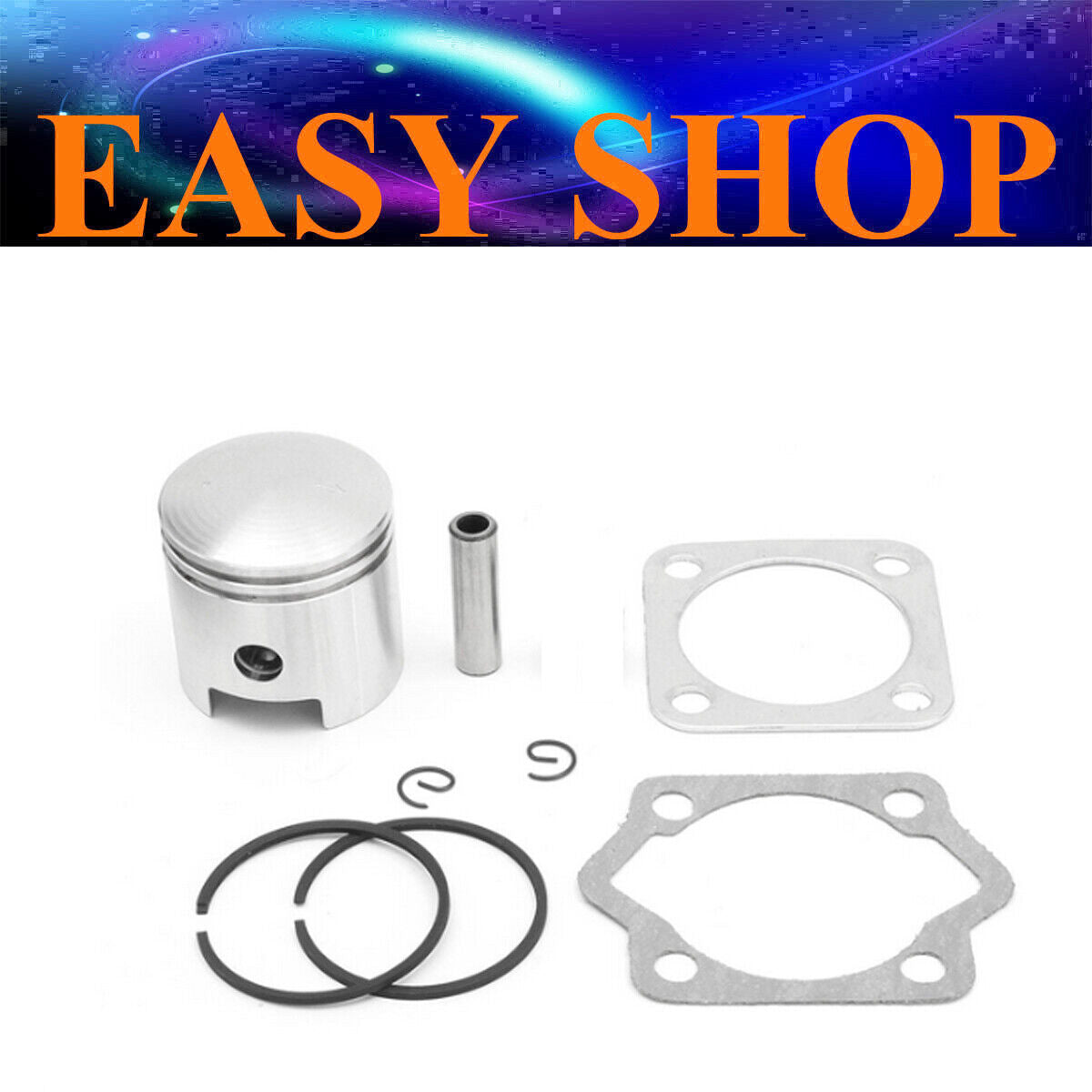 47mm 10mm Pin Piston Rings Head Base Gasket 66cc 70cc 80cc Motorized Push Bike