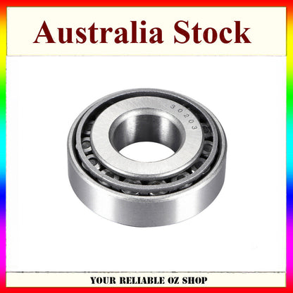 30203 Tapered Roller Bearing Cone Cup Set, 17mm Bore 40mm OD 12mm Thickness