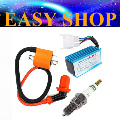 Ignition Coil + 6 pin CDI + D8TC For 150cc 200cc 250cc Dirt ATV Quad Bike