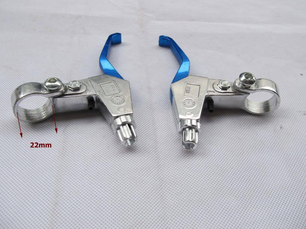RACING PINK BLUE ALLOY BRAKE LEVERS 49CC 50CC MINIMOTO THUMPSTAR ORION APOLLO