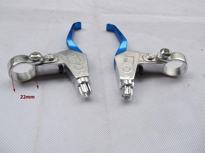 RACING PINK BLUE ALLOY BRAKE LEVERS 49CC 50CC MINIMOTO THUMPSTAR ORION APOLLO