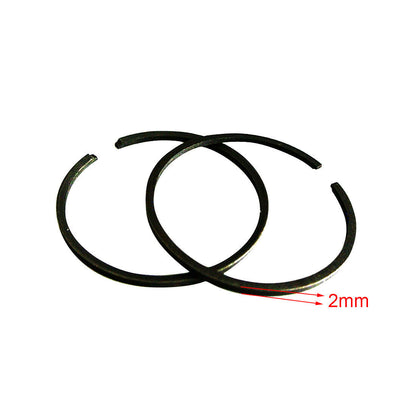 2X 47mm Piston Rings 66cc 70 80cc 2 Stroke Motorised Motorized Push Bike Bicycle