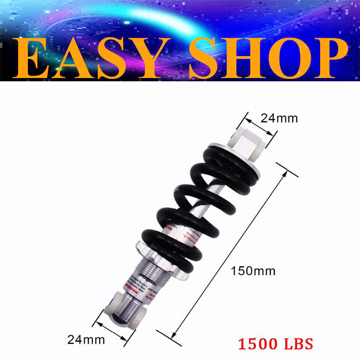 8mm 150mm Rear Shock Absorber Shocker Suspension GoKart Electric Scooter Bike