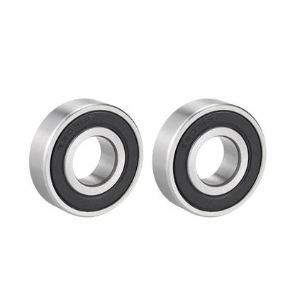 2x 6203RS 17mm x 40mm x 12mm Deep Groove Ball Bearing Double Sealed Roller Axle