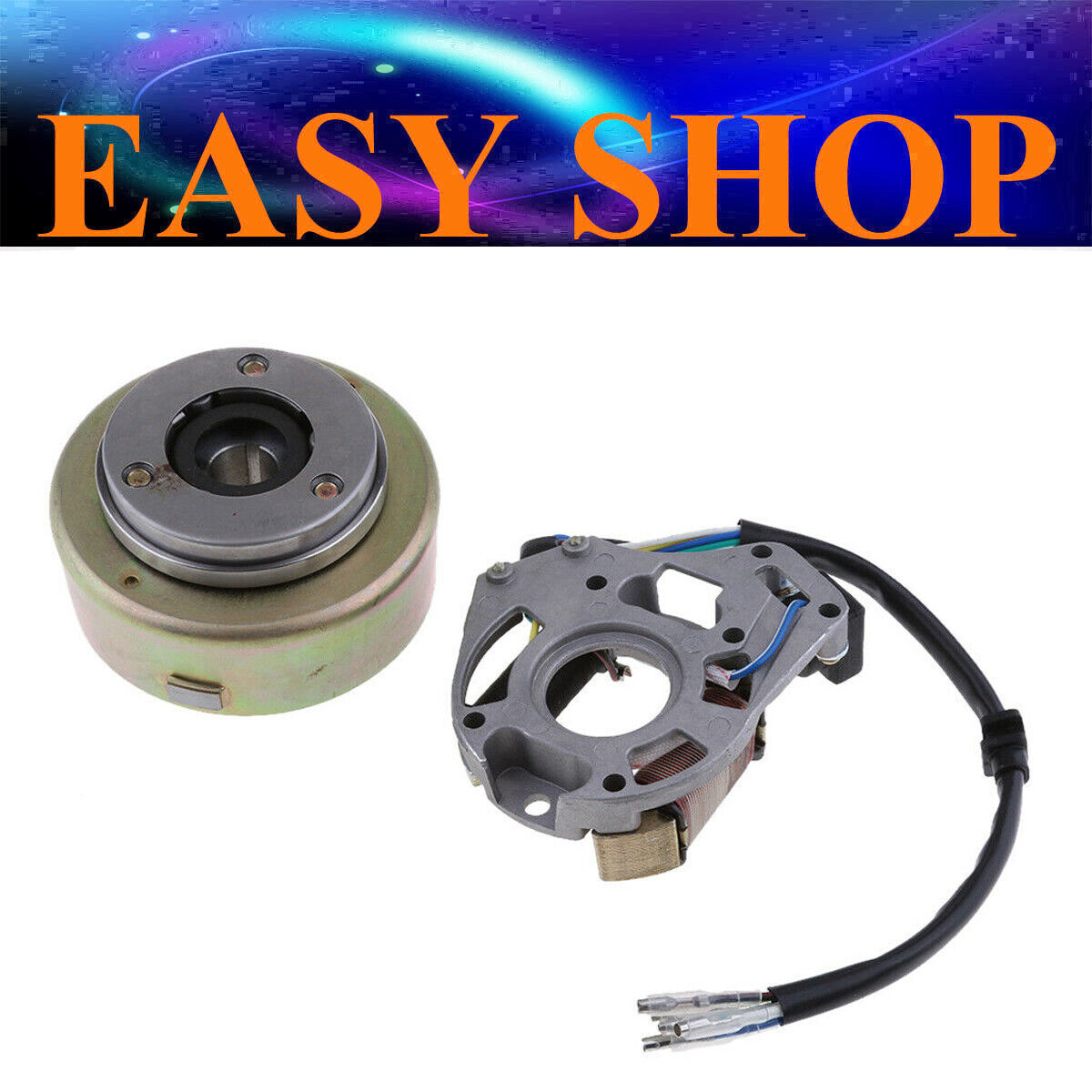 Magneto Stator Flywheel Roller 50cc 70cc 90cc 110cc 125cc DHZ Assassin Shineray