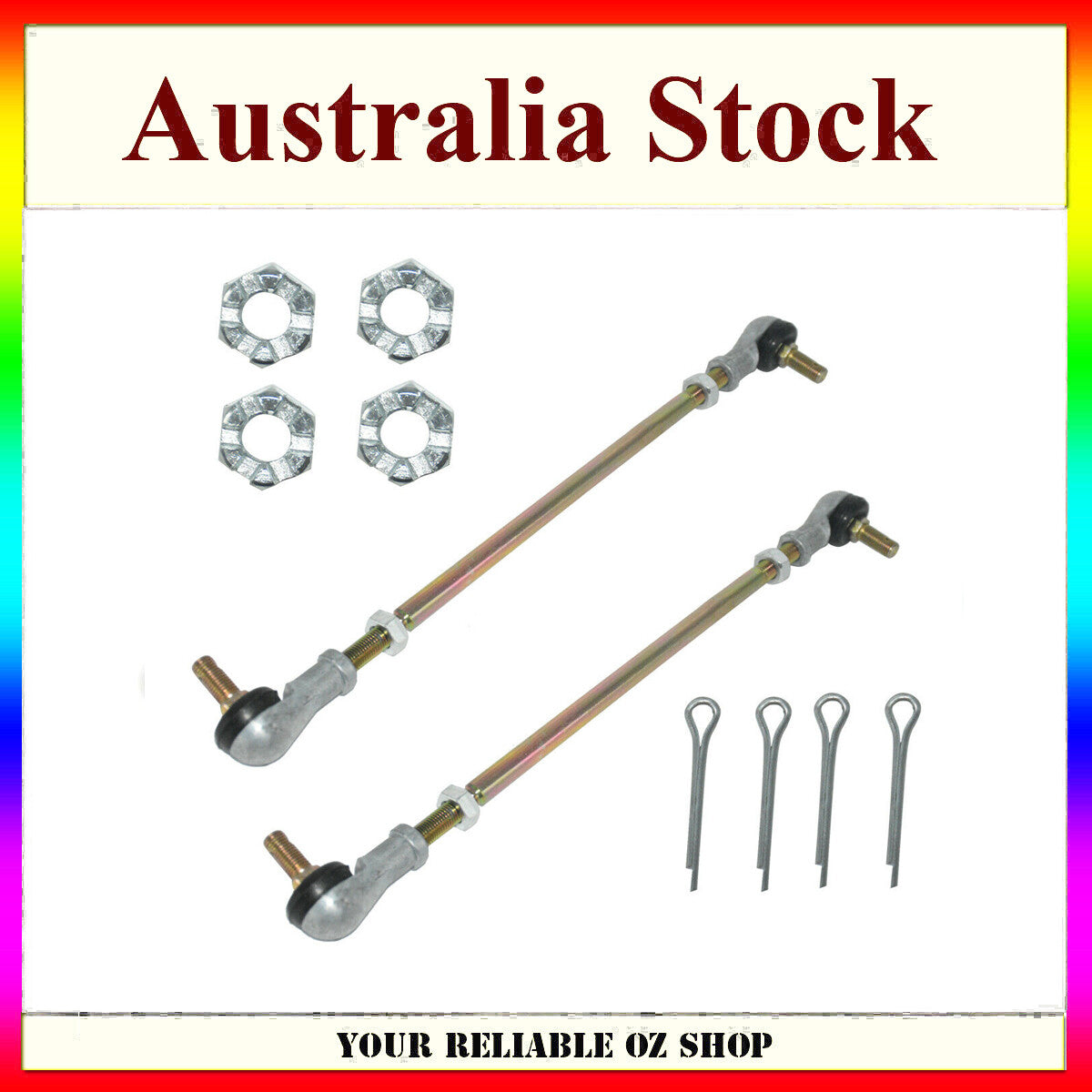 2 Tie Rod Kit Sets for Honda Fourtrax 250 TRX250 53150-950-003 53158-HB3-003
