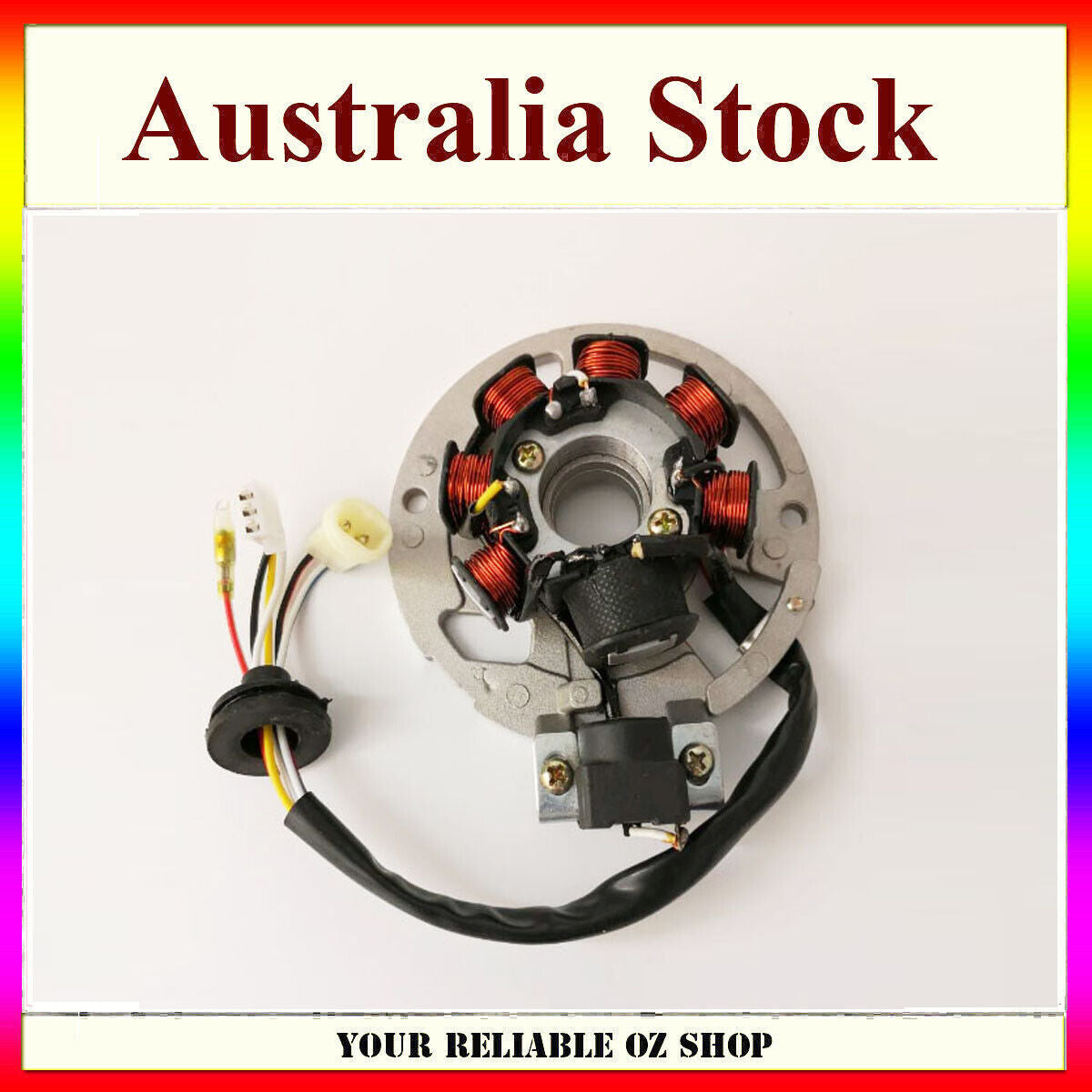 AC Magneto Stator for Yamaha Minarelli 1PE40QMB JOG 50cc 2 Stroke Scooter Moped