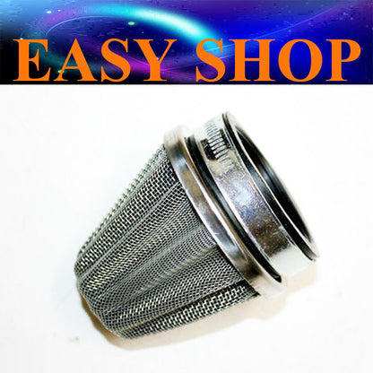 57MM 58MM 59MM CHROME AIR FILTER 150cc 200c 250cc 300cc DIRT ATV QUAD BUGGY BIKE