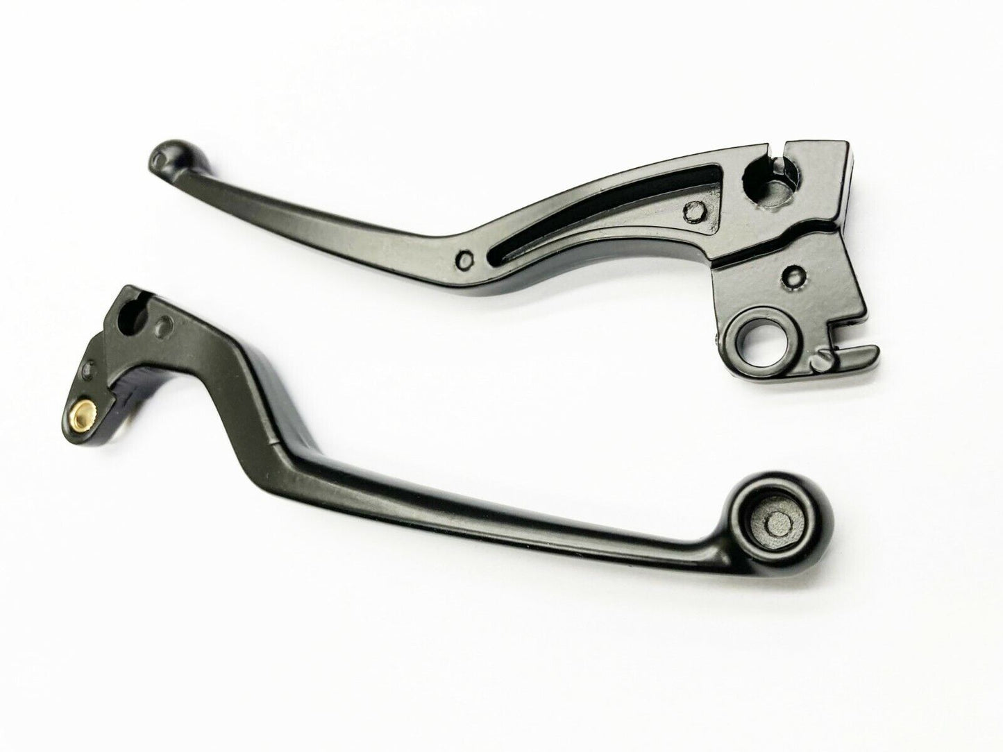 Pair Front Brake + clutch levers set Black For Suzuki DS80 1977-2000