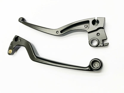 Pair Front Brake + clutch levers set Black For Suzuki DS80 1977-2000