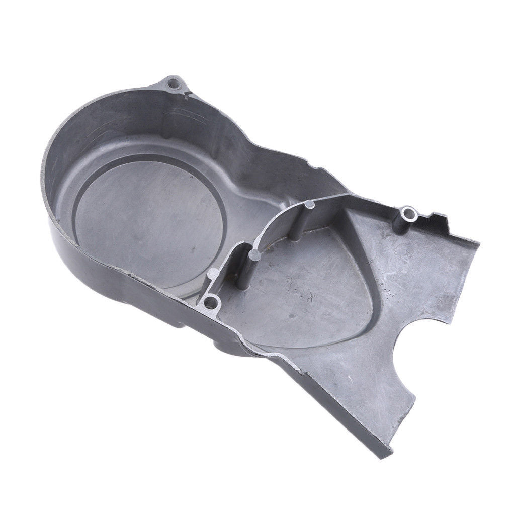 Silver Left Magneto Cover Engine Casing For 90cc 110cc 125cc 150cc Atomic Lifan