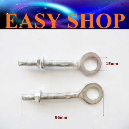 2x 15mm Chain Adjuster Tensioner 125cc 140cc 150cc 160cc PIT Quad Dirt ATV Bike