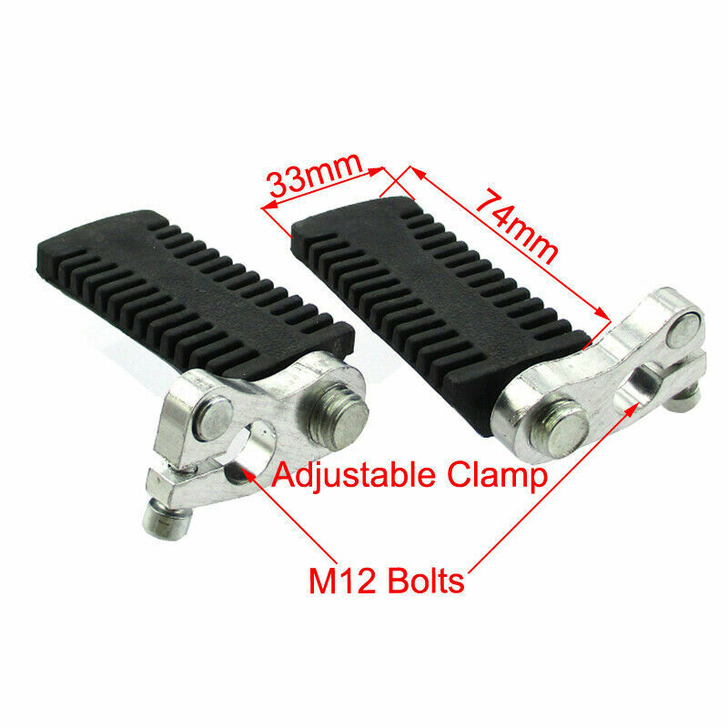 2x 43cc 47cc 49cc Mini Pocket Bike mini Pit bike Footpegs Foot Pegs Pedals