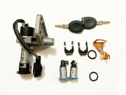 Key Ignition Switch tool box cushion Lock GY6 Scooter Moped TaoTao Buyang Roketa