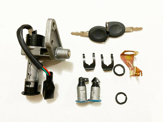 Key Ignition Switch tool box cushion Lock GY6 Scooter Moped TaoTao Buyang Roketa