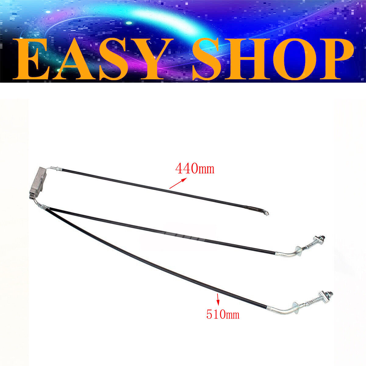 FRONT DUAL DRUM BRAKE CABLE LINE FOR Yamaha YFM 350 250 200 Motor 4 Bike