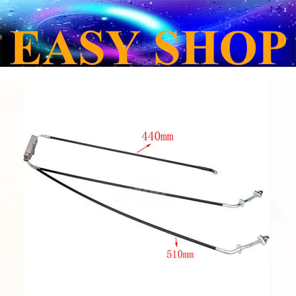FRONT DUAL DRUM BRAKE CABLE LINE FOR Yamaha YFM 350 250 200 Motor 4 Bike