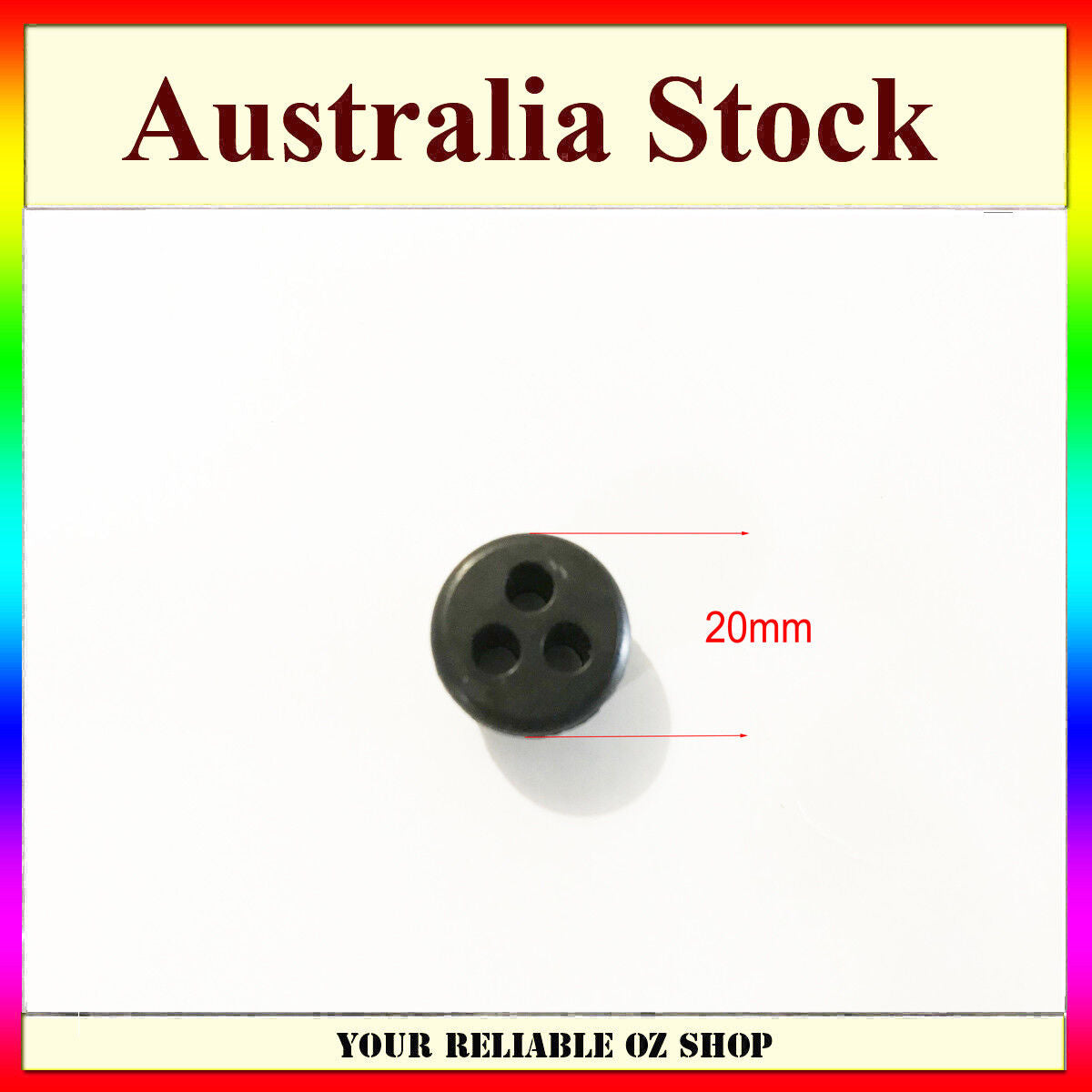 3 Hole 18mm Fuel Gas Tank Rubber Grommet Echo Trimmers Blowers Brushcutters