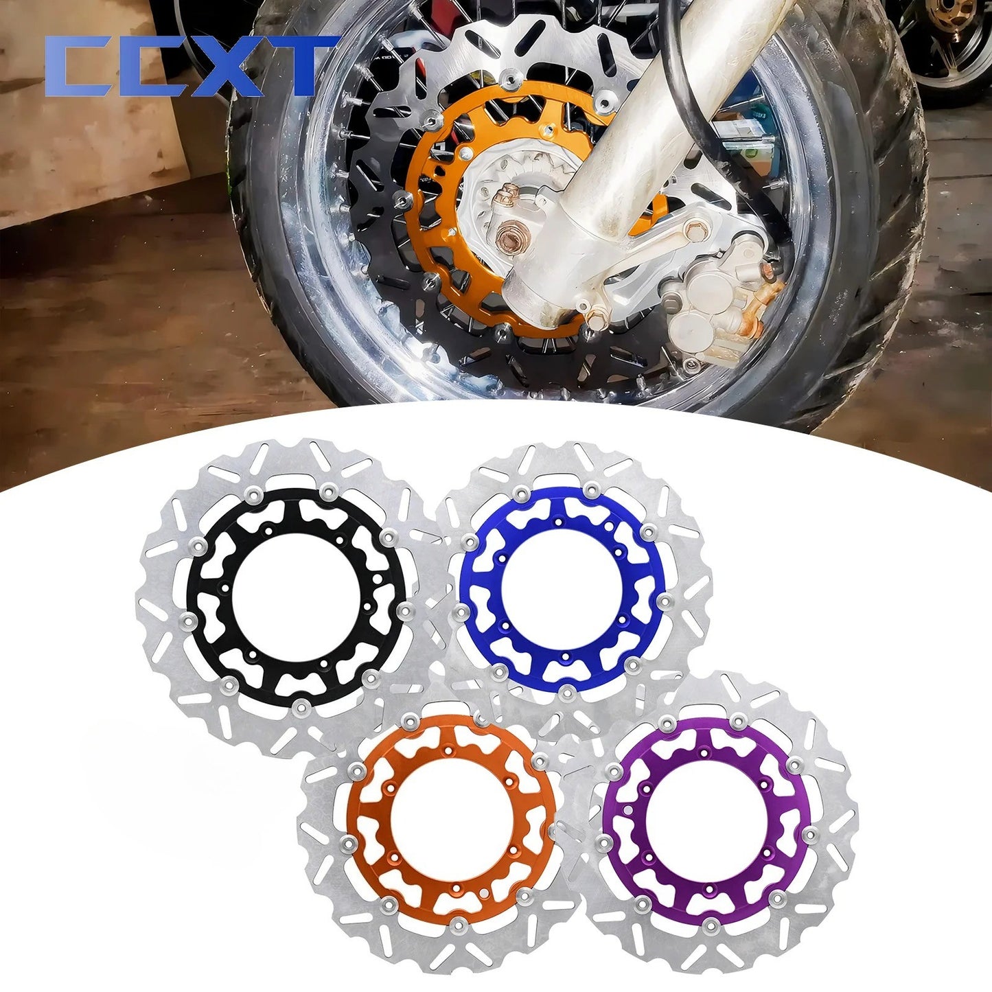 Oversize 320MM Oversize Front Brake Rotor For KTM SXF EXCF XCW 125-500