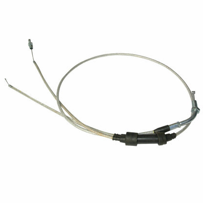 Dual Bent Throttle Cable KEIHIN PZ30mm Carby Accelerate Pump Carburetor TTR250