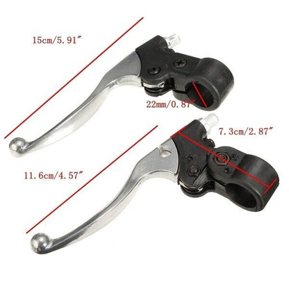 Left + Right Hand Brake Levers 49cc 50cc Mini Dirt Pocket Pit Pro Thumpstar Bike