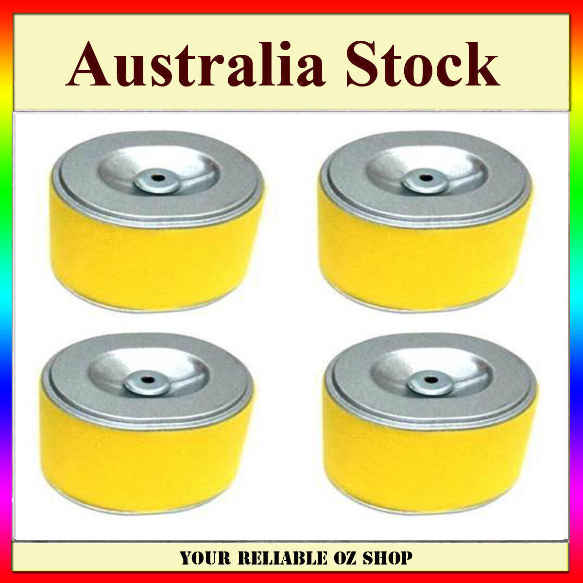 4X AIR FILTER CLEANER POD HONDA HORIZONTAL ENGINE MOTOR GX240 GX270 8HP 9HP 173