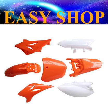 Orange Plastic Fairing Fender Cover Guards For YAMAHA 50cc TTR50 DIRT PIT Bike