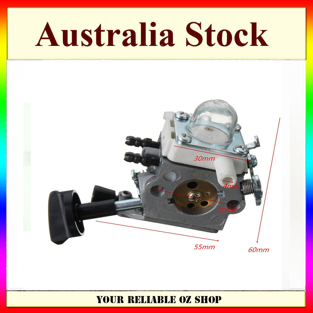 Carburetor Carb Carby For Zama C1M-S203, C1M-S261, C1M-S261B, 4241 120 060