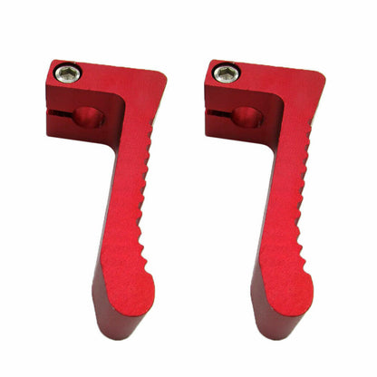 12MM CNC RED FOOT PEGS FOOTPEG REST 49cc 50cc 2 Stroke Minimoto Kids Thumpstar