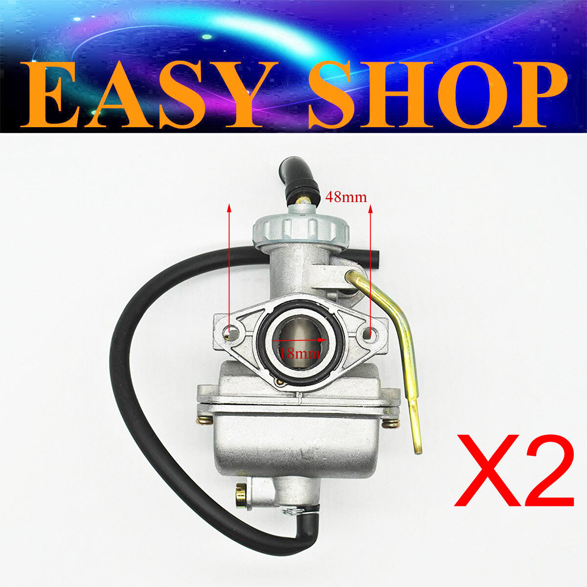 2x PZ18mm Carby Carburetor Honda XL75 XR75 XR80 XR80R 50cc 70cc 110cc Dirt bike