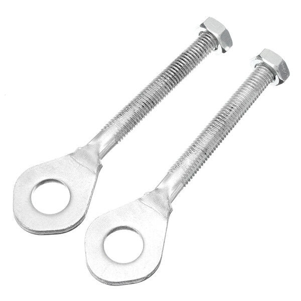 Pair 12MM Axle Chain Adjuster Tensioner For 200cc 250cc 300cc ATV Quad DIRT BIKE