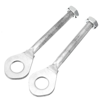 Pair 12MM Axle Chain Adjuster Tensioner For 200cc 250cc 300cc ATV Quad DIRT BIKE
