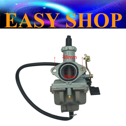 PZ26mm Cable Choke Carb Carby Carburetor 200cc 250cc ATV QUAD BUGGY SCOOTER BIKE