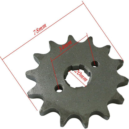 FRONT CHAIN SPROCKET 530 14 TOOTH 20mm 200cc 250cc 300cc ATV QUAD BUGGY BIKE