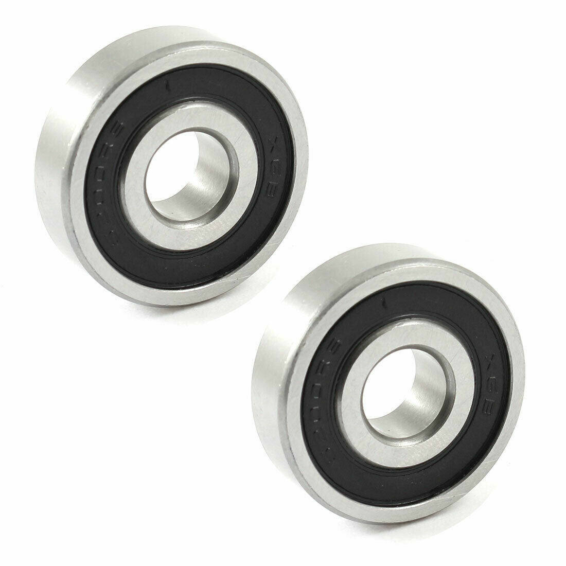 2x 6200RS 10mm x 30mm x 9mm Double Rubber Sealed Deep Groove Ball Bearings