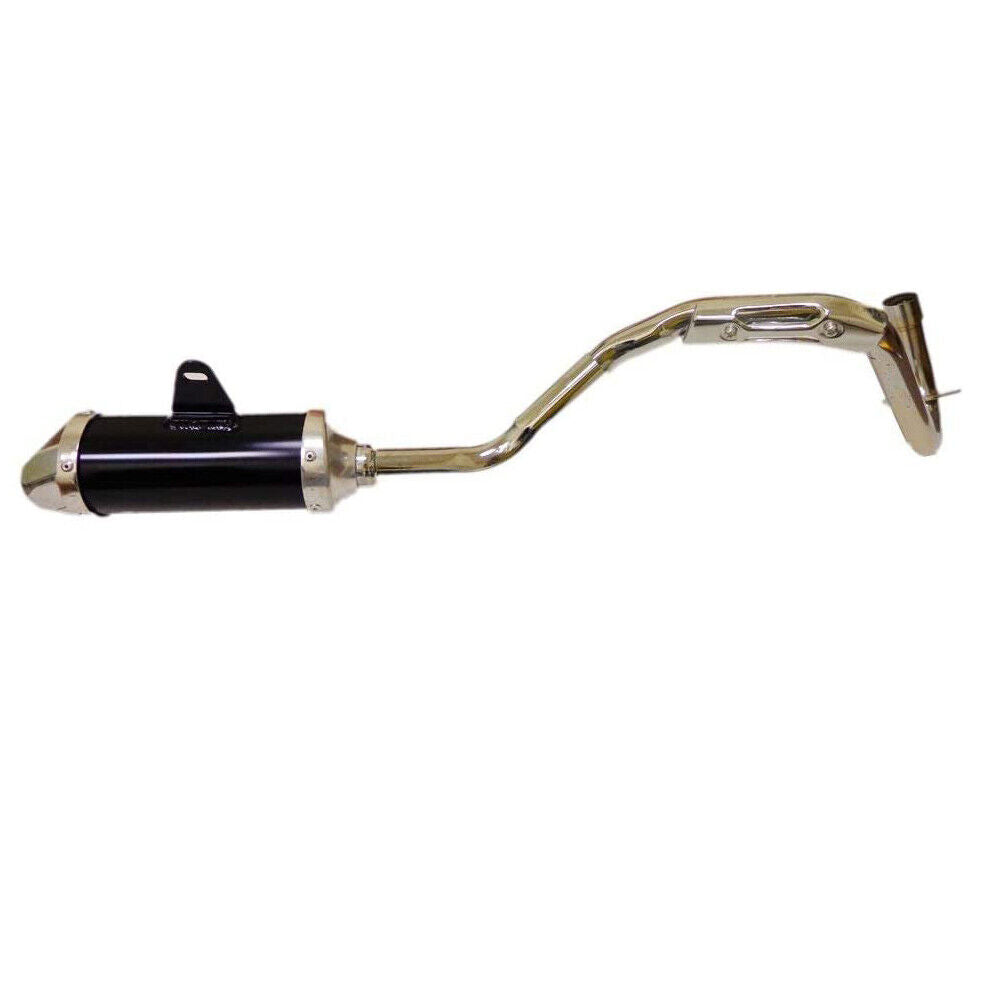 D Section Style Exhaust Pipe Muffler For HONDA XR50 CRF50 BBR XR 50 125CC Black