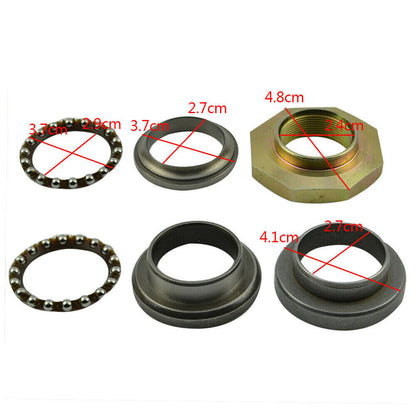 7pcs 27mm STEERING HEAD STEM BEARINGS NUT Kit YAMAHA PY50 PW50 GTMOTOR G50T