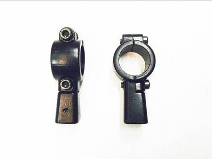 Pair 8mm Alloy Handle Bar Mirror Mount Clamp DIRT PIT PRO ATV Trail Bike