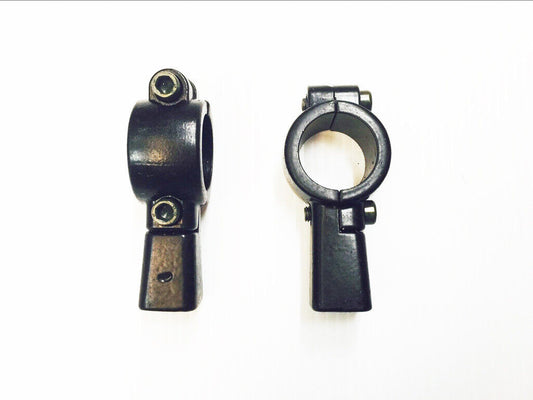 Pair 8mm Alloy Handle Bar Mirror Mount Clamp DIRT PIT PRO ATV Trail Bike
