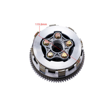 6 Plate 73 Tooth Manual Clutch For Honda CG150 150cc 162FMI & 162FMJ Air Cooled