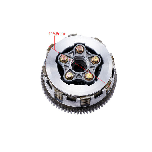 6 Plate 73 Tooth Manual Clutch For Honda CG150 150cc 162FMI & 162FMJ Air Cooled