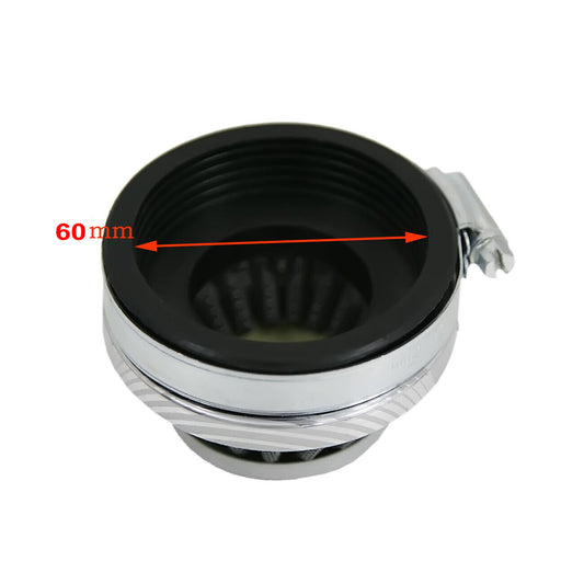 2X 60mm 61MM AIR FILTER 49cc 66cc 70c 80CC Motorized Motorised Bicycle Push Bike