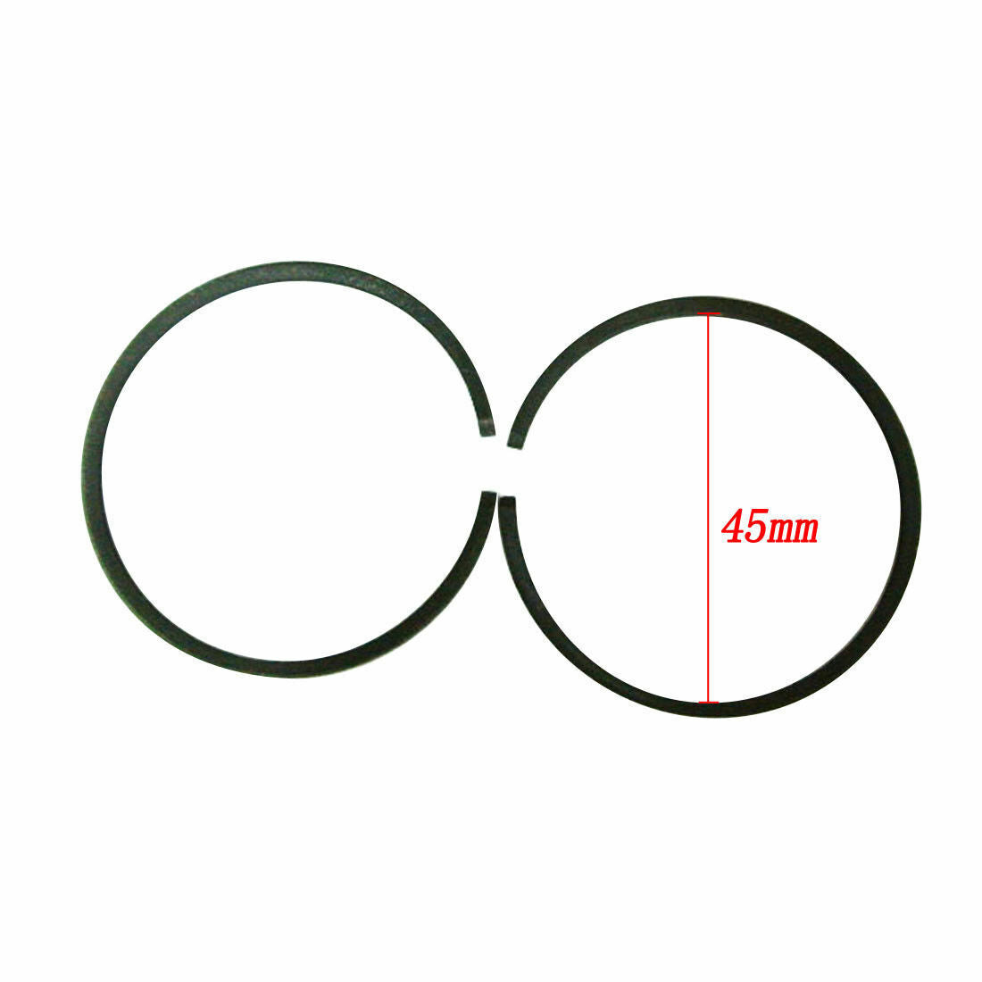 2X 47mm Piston Rings 66cc 70 80cc 2 Stroke Motorised Motorized Push Bike Bicycle
