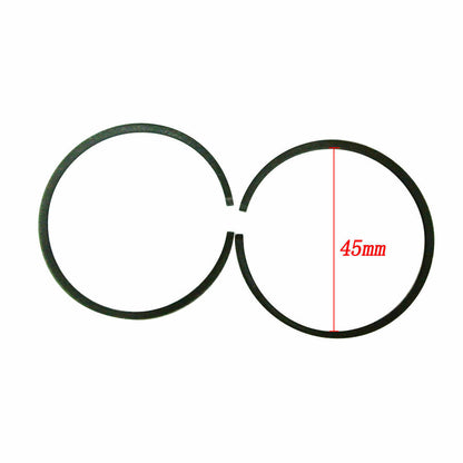 2X 47mm Piston Rings 66cc 70 80cc 2 Stroke Motorised Motorized Push Bike Bicycle