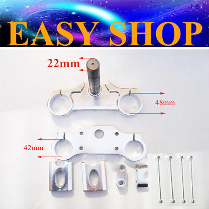 42/48mm Triple Tree Handle Bar Clamp 200cc 250cc PIT PRO DIRT BIKE ATOMIC APOLLO