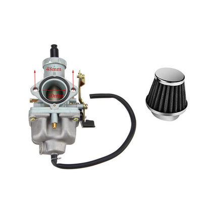 PZ30mm Carby Cable Choke + Air Filter 150cc 250cc 300cc ATV QUAD Bike Buggy Dirt