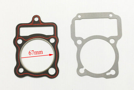 67mm Head Base Bore Gasket 200cc CG250cc Air Cooled PIT PRO QUAD DIRT ATV BIKE