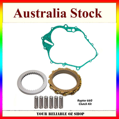 Clutch Kit Springs Friction Steel Plates Gasket For Yamaha YFM660 Raptor YFM660R