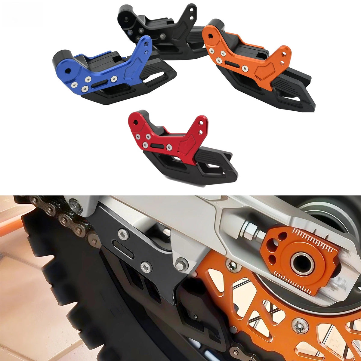 CNC Chain Guide Guard Protection For GasGas ECF MCF 125 250 300 350 450