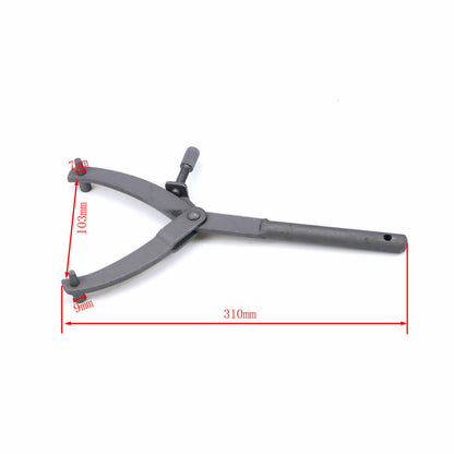 Motorcycle Clutch Flywheel Pulley Sprocket Spanner Wrench Holder Locking Tool
